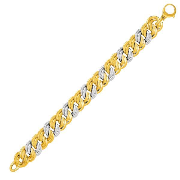 Two-Tone Gold Bracelet