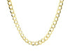 5.3mm 10k Yellow Gold Curb Chain