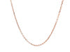 14k Rose Gold Diamond Cut Cable Link Chain 1.3mm