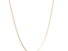 14k Pink Gold Oval Cable Link Chain 0.6mm