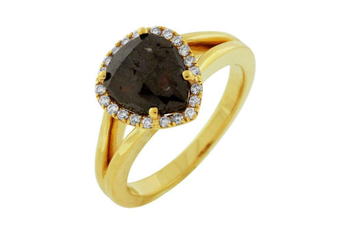 Mocha Diamond and White Diamond Ring (2.40 CT) in 18K Yellow Gold