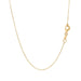 14k Yellow Gold Necklace with Interlocking Petite Rectangles