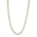 Modern Lite Edge Chain with White Pave in 14k Two Tone Gold (11.5mm)