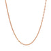 Double Extendable Cable Chain in 14k Rose Gold (1.9mm)
