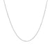 14k White Gold Diamond Cut Cable Link Chain 0.8mm
