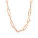14K Rose Gold Wide Paperclip Chain (6.1mm)