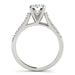 14k White Gold Cathedral Design Diamond Engagement Ring (1 1/8 cttw)
